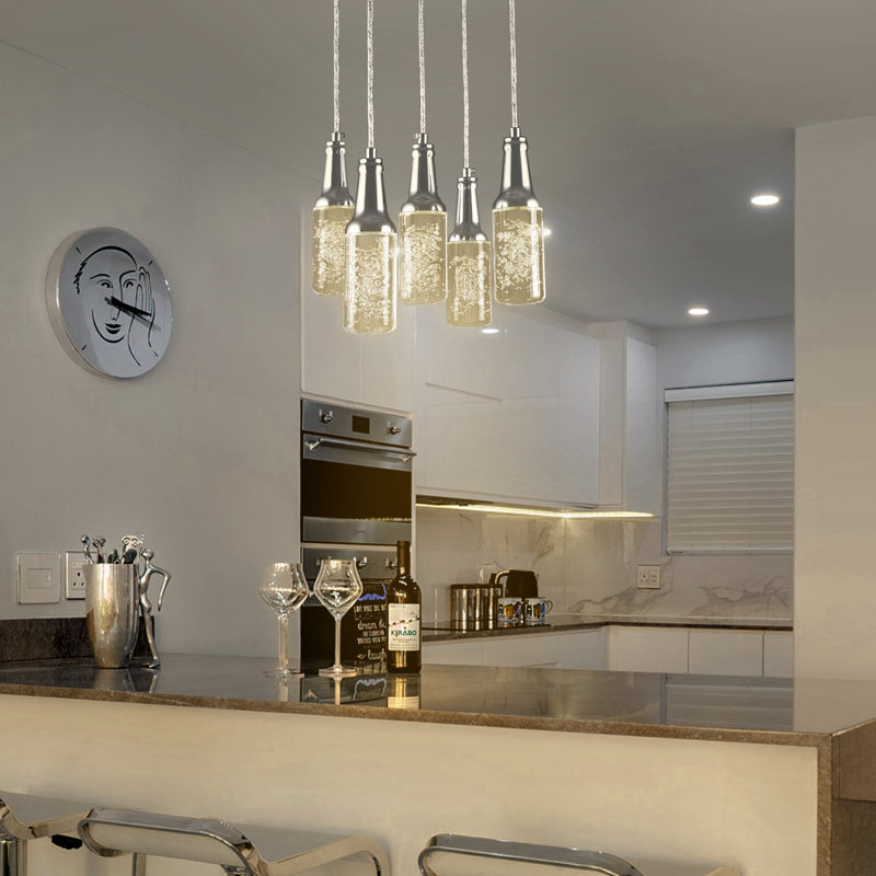 Cela 5 - Light LED Cluster Pendant