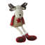 Décoration de table élan rouge et blanc 14,75 po