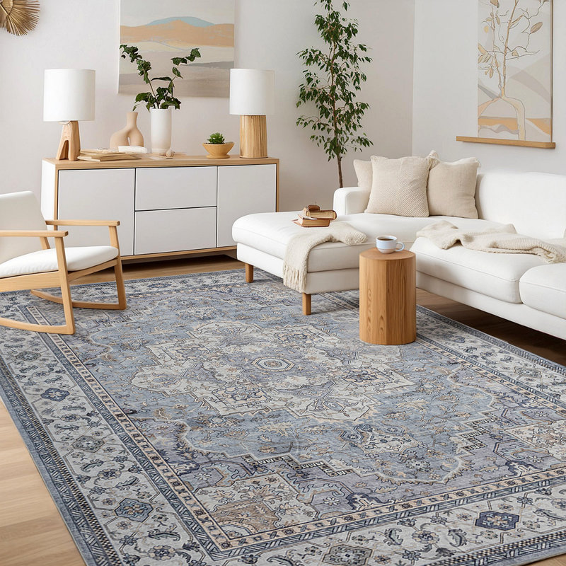 Tapis rectangulaire Living Room Tapis de salon, Rectangle 4 pi x 6 pi