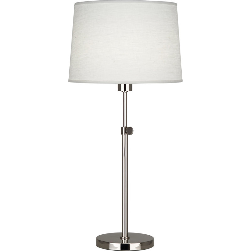 Koleman Adjustable Metal Buffet Lamp, Polished Nickel