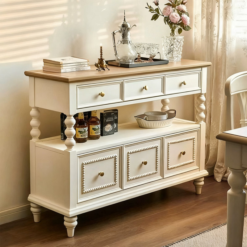 Console Retro Elegant, H 35,04 po x l 47,24 po x P 15,75 po