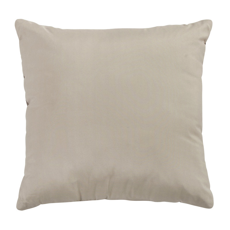 Medium Brown Quilted Pine Cone Decorative Throw Pillow