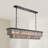 7-Lights Dimmable Tiered Rectangle Chandelier With Crystal Accents-599852756