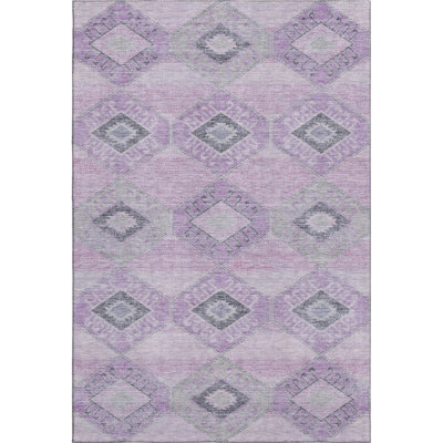 Premium Machine Washable Mayfield AMF1857 Aztec Rug