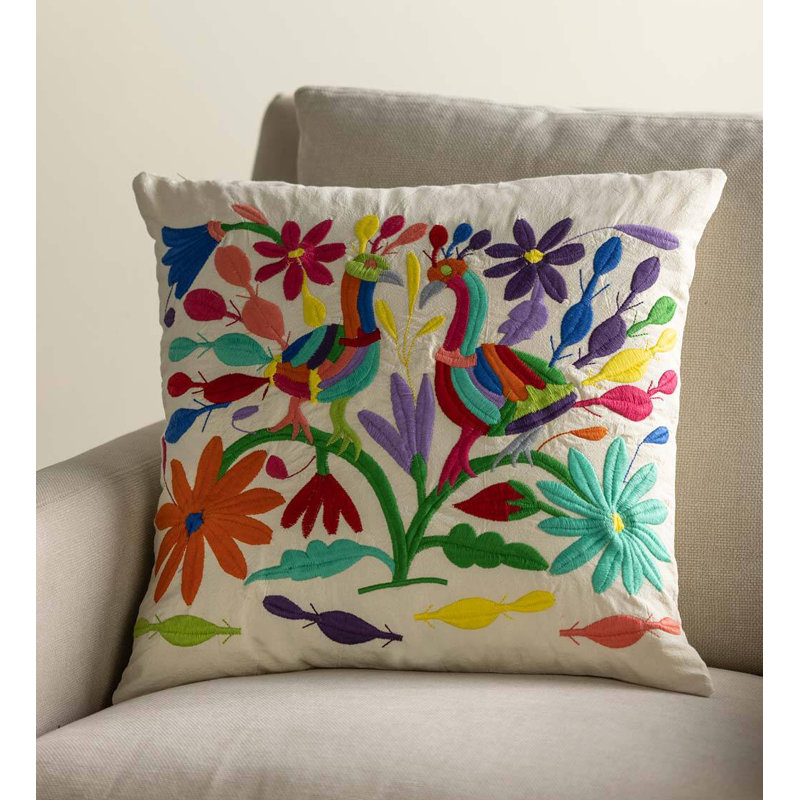 Housse de coussin rectangulaire 100% coton