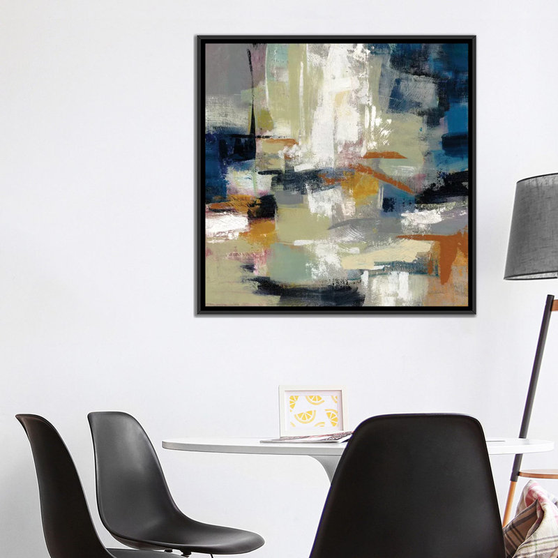 « full moon ii », reproduction d’impression sur toile tendue, H 18 po x l 18 po x P 1,5 po, Toile avec cadre noir