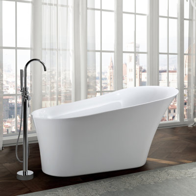 Toulouse 67'' x 32'' Soaking Acrylic Bathtub