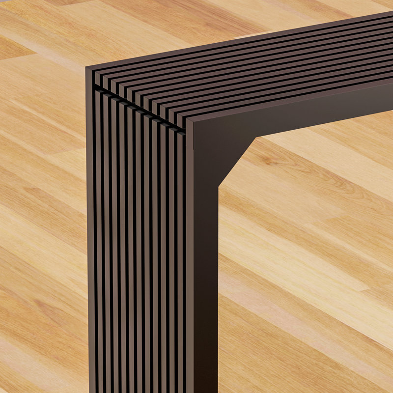 46" Solid Wood Narrow Console Table