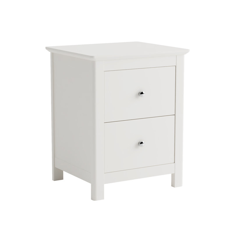 45cm W Manufactured Wood Bedside Table