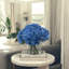 24" Lemon Spring Wreath and Centerpiece with Real Touch Hydrangeas