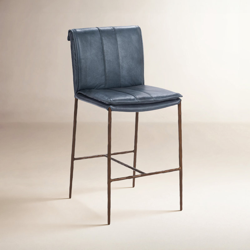 Mayer Counter Stool Ocean Blue, Counter Stool (27" Seat Height), Ocean Blue