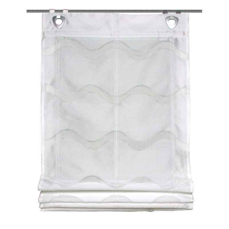 Sheer Roman Shade, 60cm W x 130cm L, Blue
