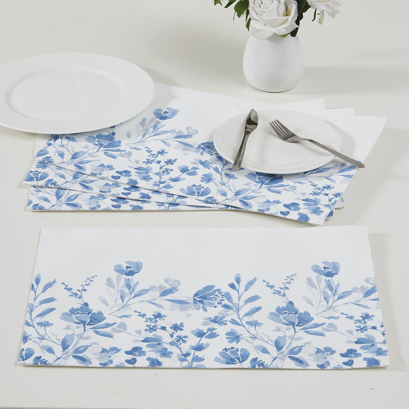 Izod Mystic Floral 4-Pack Placemat Set