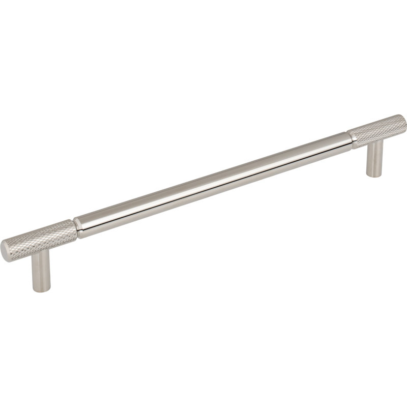 Prestwick Bar Pull, Polished Nickel, 8 13/16" Center To Center