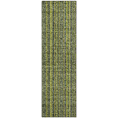 Premium Machine Washable Prisco Olive Rug