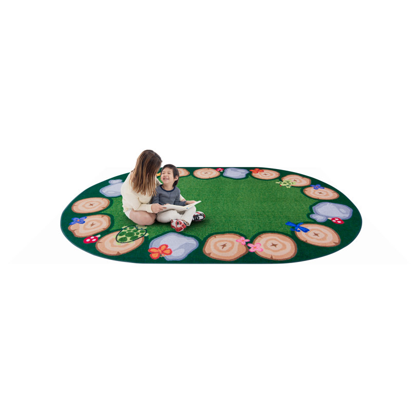 Tapis Stumped by Joy Carpets, Ovale 5 pi 4 po x 7 pi 8 po