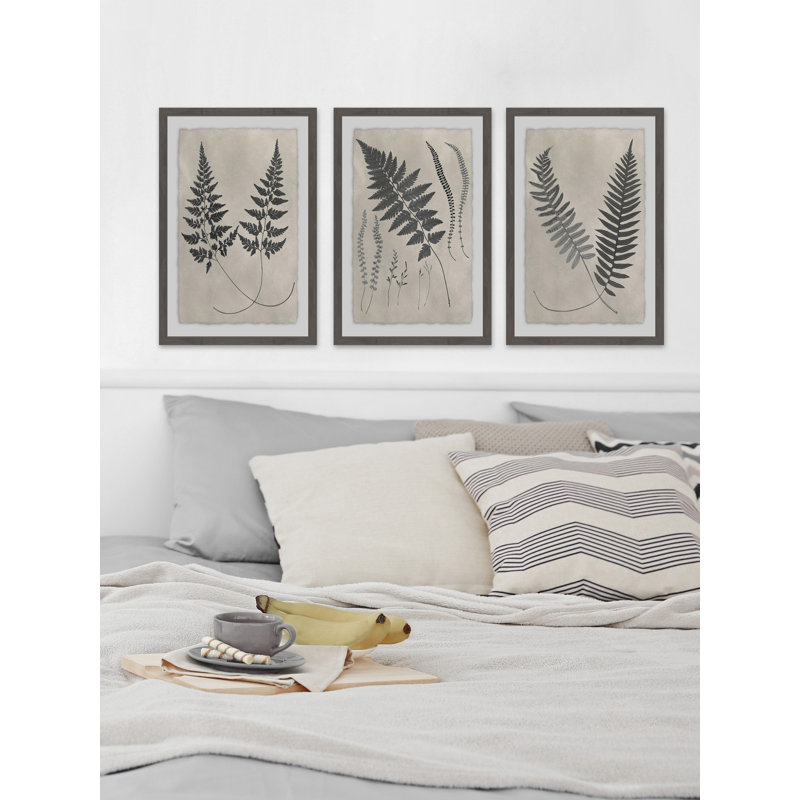 « rétro triptyques study ii »-ensemble de 3 reproductions d’art sur papier, H 36 po x l 24 po x L 1,5 po