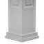 Ensemble de colonnes à double panneau surélevé Craftsman Classic Square-36091348