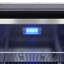 Îlot de cuisine extérieur KoolMore 95 po avec barbecue à 4 brûleurs NG et LP, comptoirs en pierre blanche, côtés et armoires en acier inoxydable (km-OKI-5595)