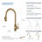 Single Handle Pull Down Kitchen Faucet-122513534