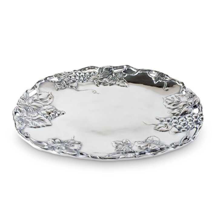 Arthur Court Designs Grape Aluminum Platter & Reviews | Wayfair