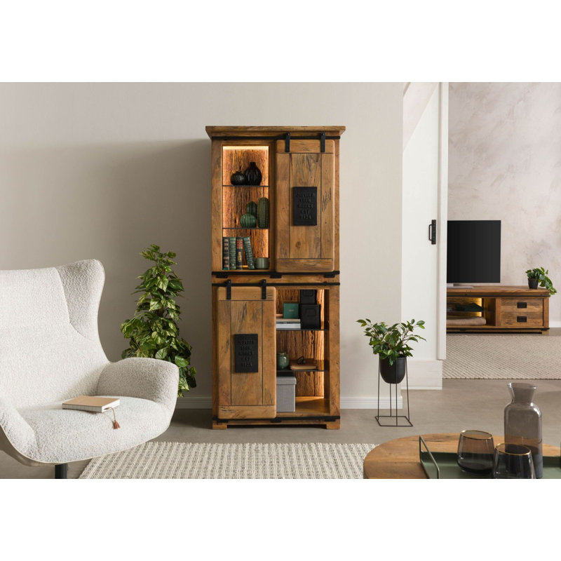RAILWAY LUX 80cm Solid Wood Sideboard
