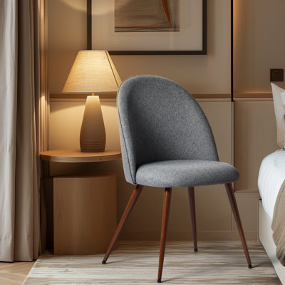 Upholstered Reception Chair High Backrest Side Chair for Waiting Rooms, Offices, and Hotel Rooms