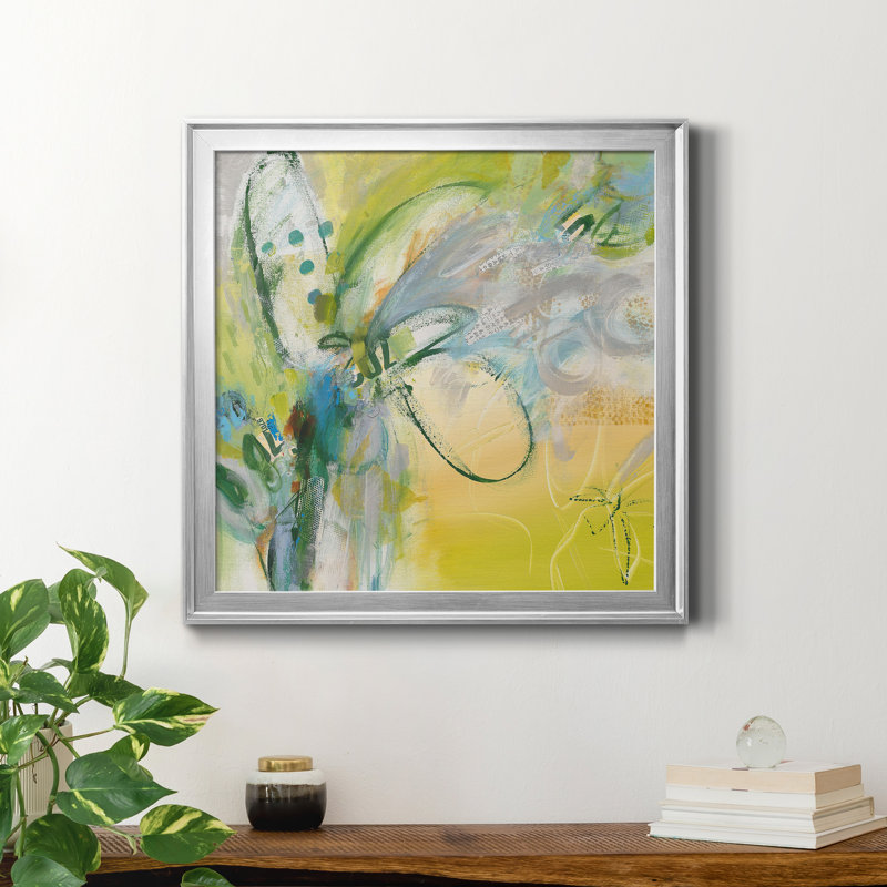 Langage fleuri - reproduction encadrée de qualité supérieure - prête à être accrochée, H 22,5 po x l 22,5 po x P 1,5 po