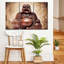 Laughing Buddha Multi Piece Canvas Print-485362117