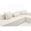 Beige - Design contemporain, rehaussant votre intérieur modulaire minimaliste en forme de L avec tissu éponge