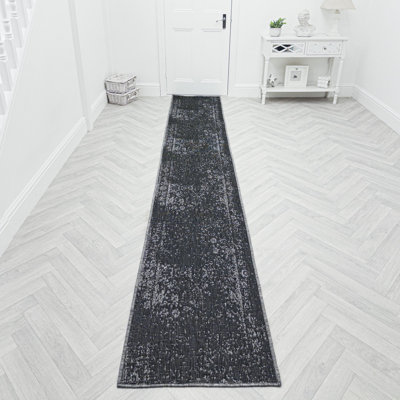 Runner Abstract Flatweave Area Rug