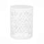 Ensemble de 2 tables d'appoint contemporaines en fer, motif floral élégant-386293868