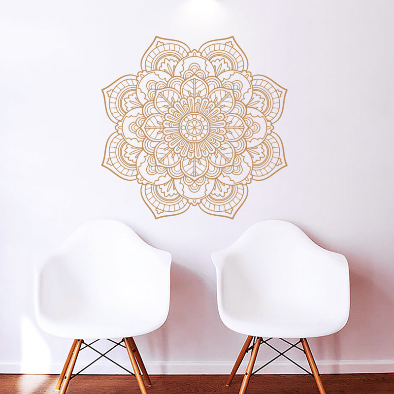 Non-Wall Damaging Wall Decal, Light Brown