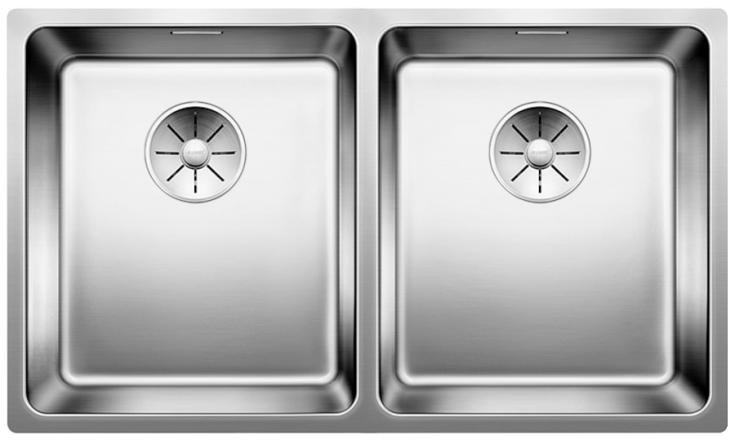 Andano 74.5 x 44cm Double Bowl Undermount Kitchen Sink