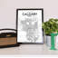 Calgary City Map - Single Picture Frame Print-339018506