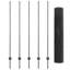 vidaXL Fence with Post Segment Outdoor Barrier Garden Terrace Divider Boundary-114618736-114618737