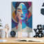 Mur en métal Wrought Studio ™ «Portrait coloré» par Design Fabrikken-967803949