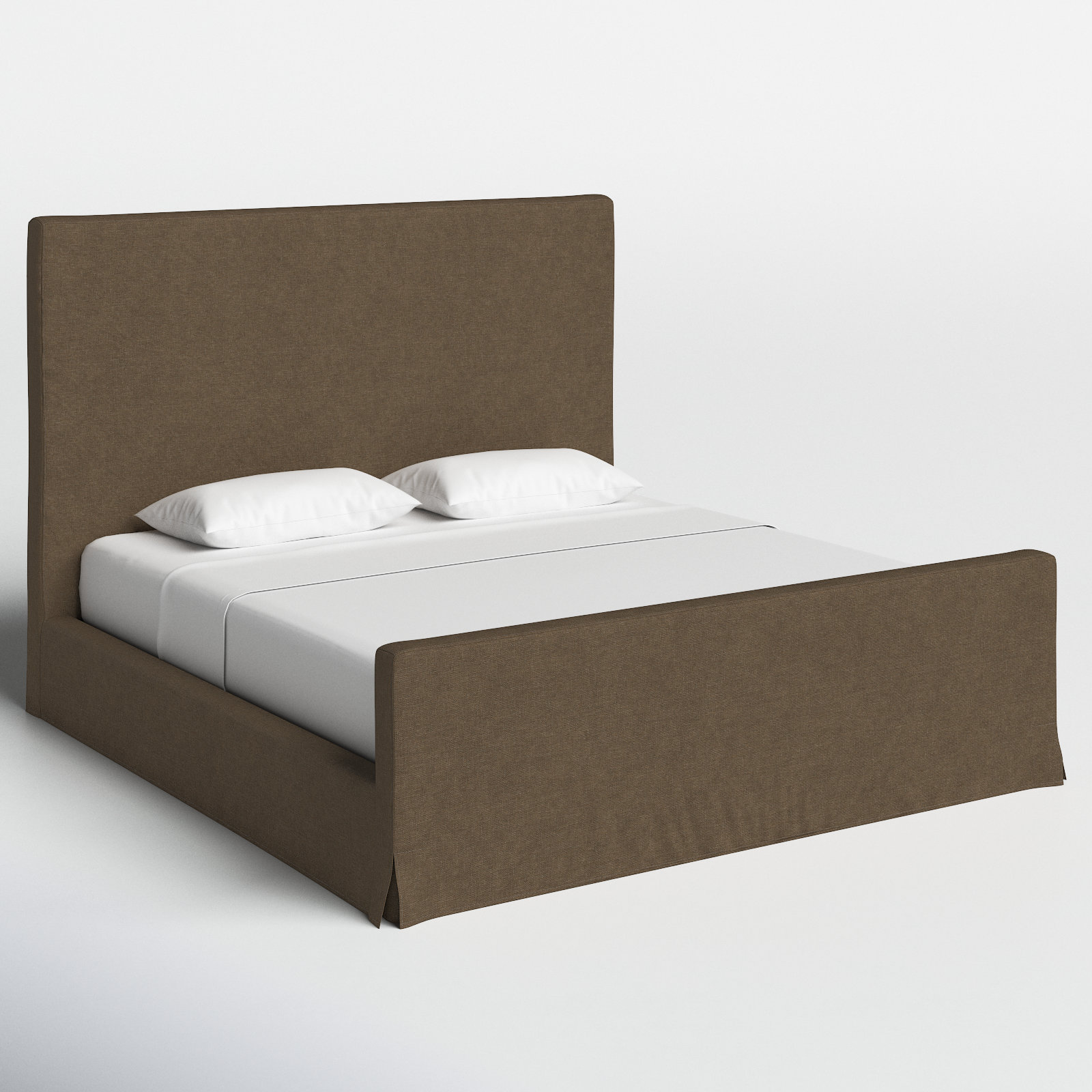 Zoni Upholstered Bed, King, Brussels Coffee