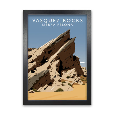Vasquez Rocks Sierra Pelona by Richard O'Neill - Single Picture Frame Print