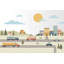 Papier peint transport mural, construction de ville amovible-1991707816-1991707831
