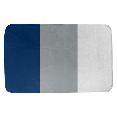 San Diego Baseball Rectangle Memory Foam Non-Slip Striped Bath Rug -  East Urban Home, C224D08DFD504D97A6A72DDD48638754