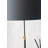 Bryce Black and Gold Metal Rise and Fall Table Lamp