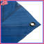 Tapisserie murale à motif de chevrons bleus - Décoration murale à chevrons-2037711301