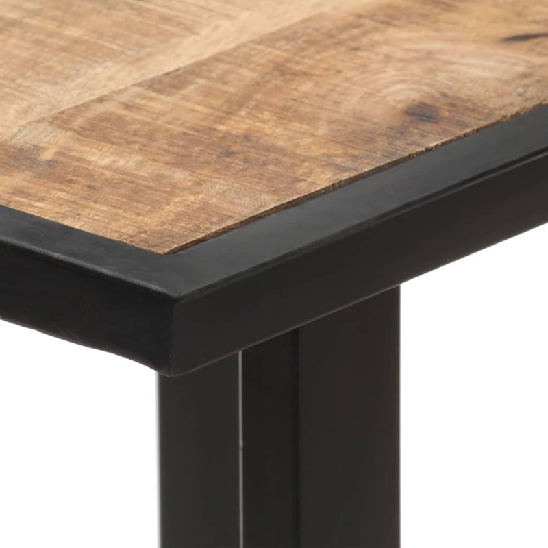 Sheilds Rectangular Dining Table, H76 x L140 x W70cm, Brown (Horizontal Plank)