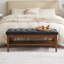 Banc de rangement rembourré Hahnville -602685169