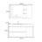 Light luxury modern style bathroom cabinet