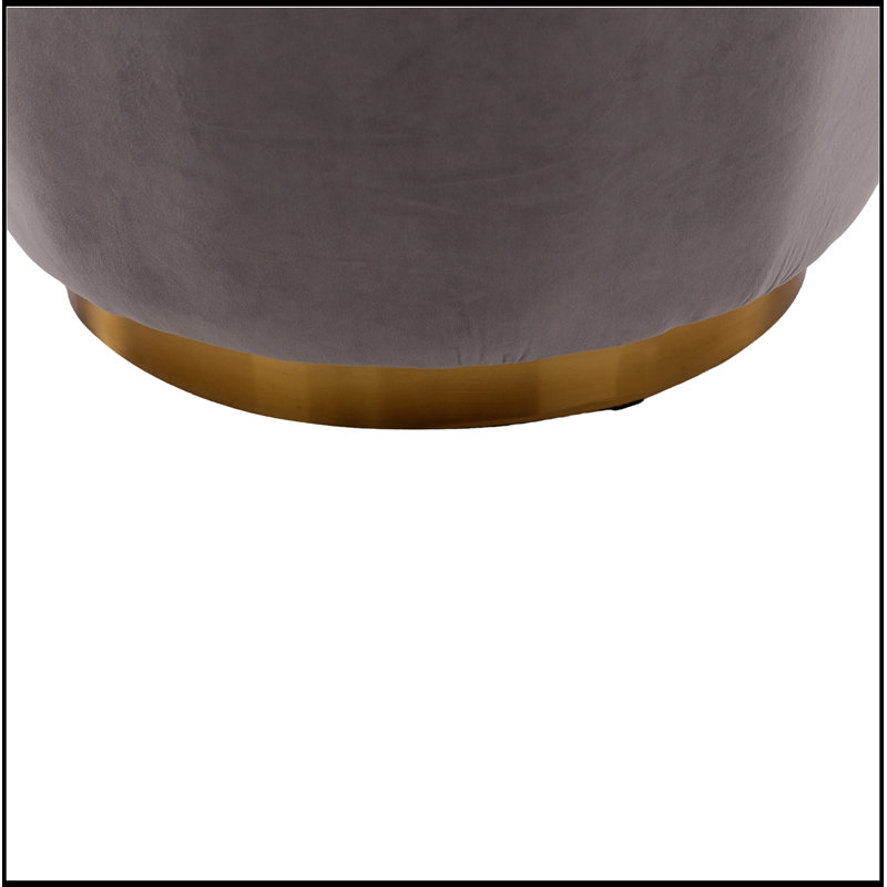 Baril pivotant avec siège large Canterbury, Grey