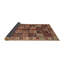 Tapis brun/pêche/beige traditionnel-679183983
