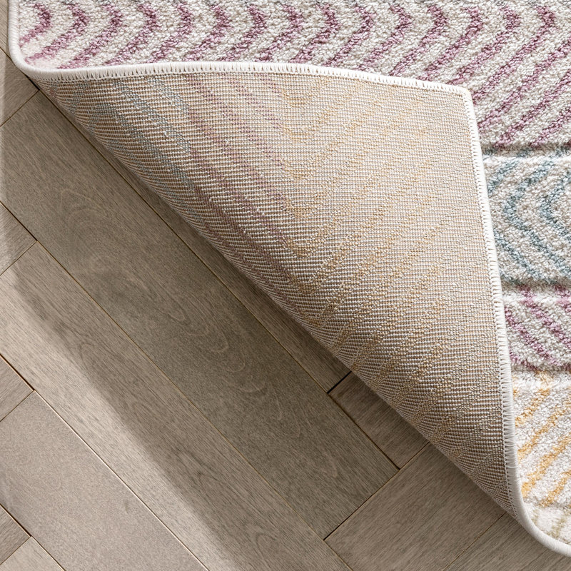 Whoa! Chevron Synthetic Area Rug, Rectangle 120 x 160cm