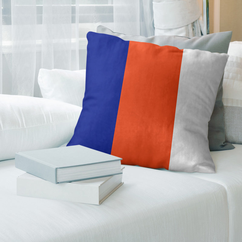  Housse de coussin Football, 16 po x 16 po, Principal, Faux lin